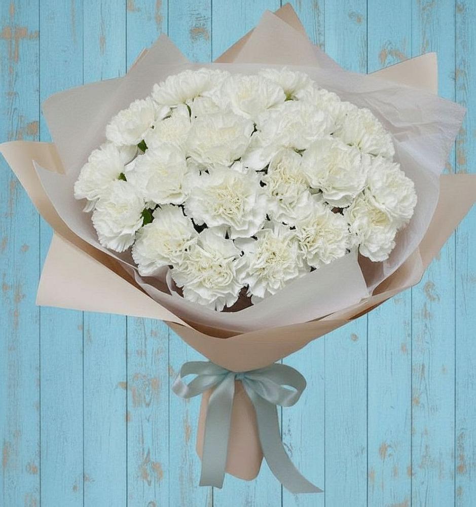 Букет цветов из: Гвоздики в Кшенский