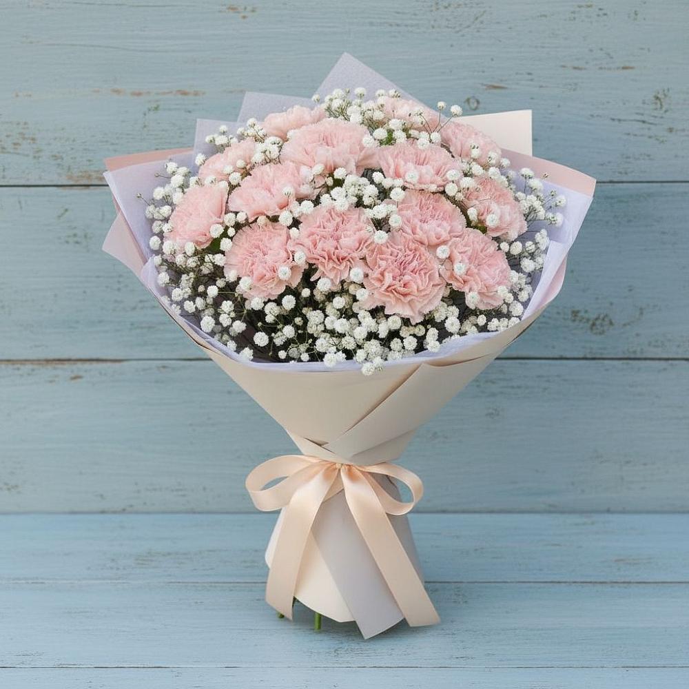 Букет цветов из: Гвоздики в Кшенский