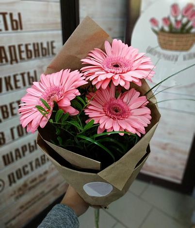 Букет цветов из: Герберы в Кшенский