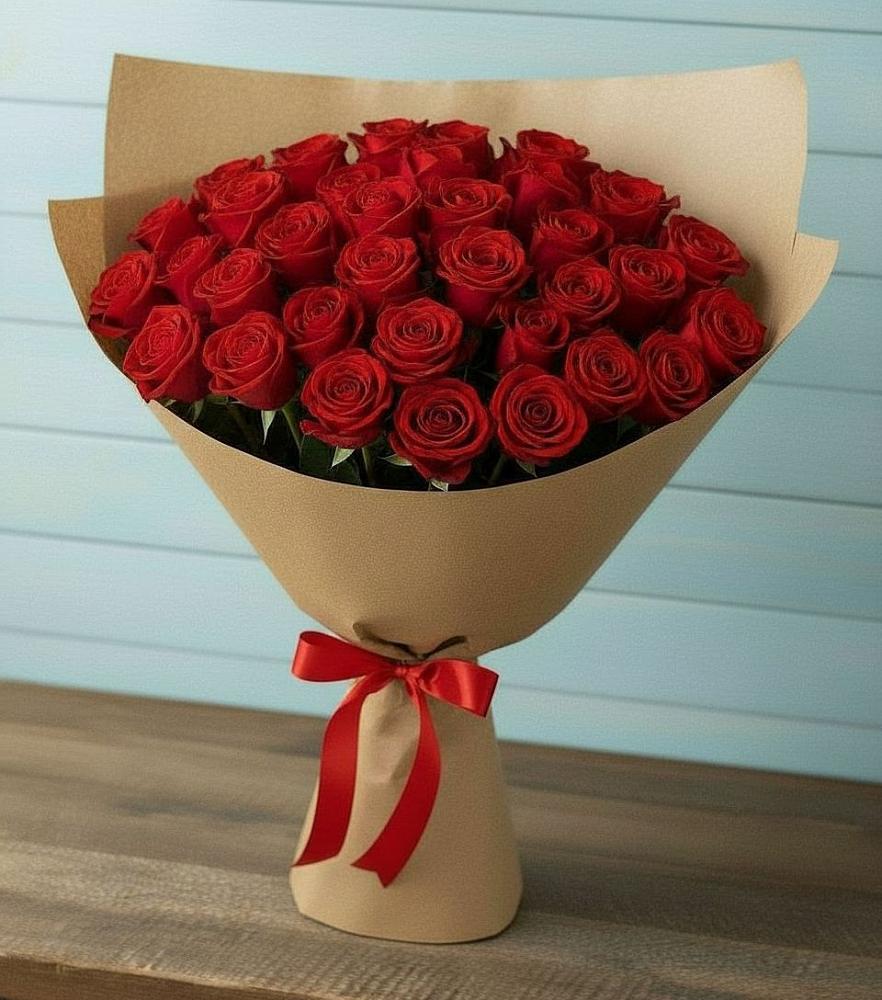 Букет Красные розы Милано в Кшенский