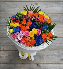 Букет цветов из:  Розы и Хризантемы в Кшенский