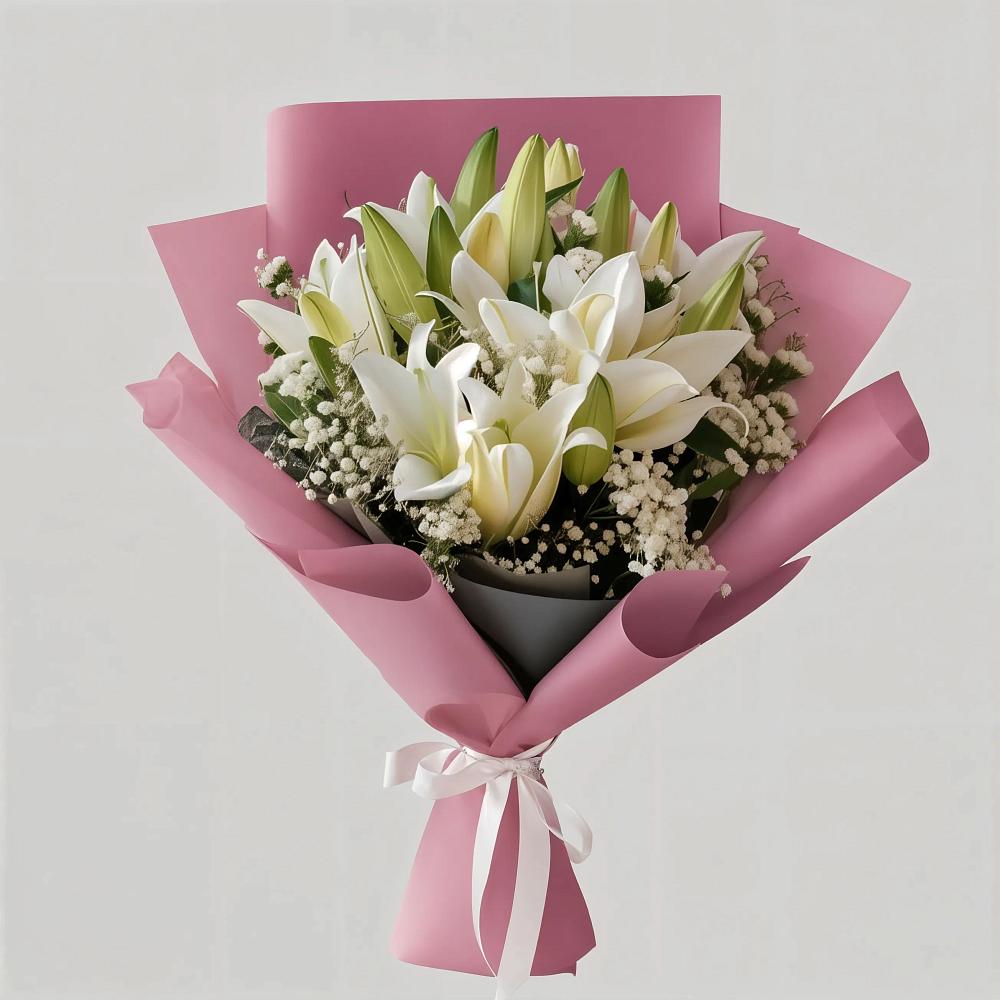 Букет цветов из: Лилии в Кшенский