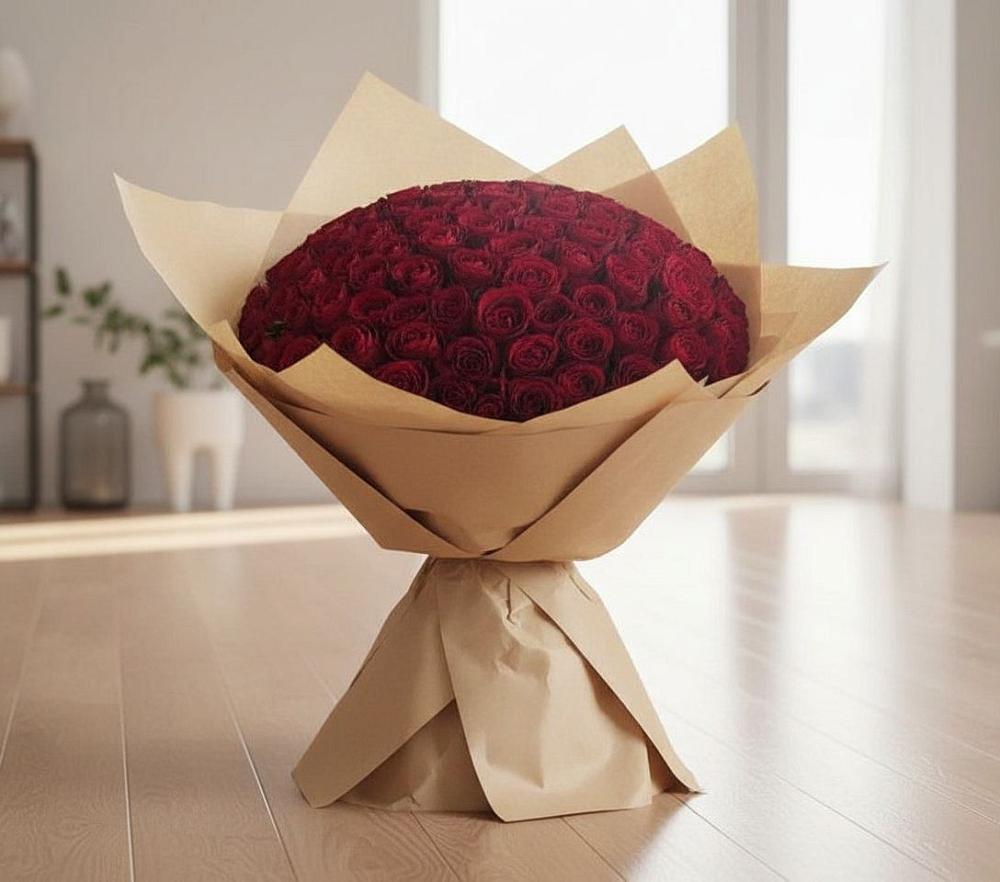 Букет 101 Красная роза в Кшенский