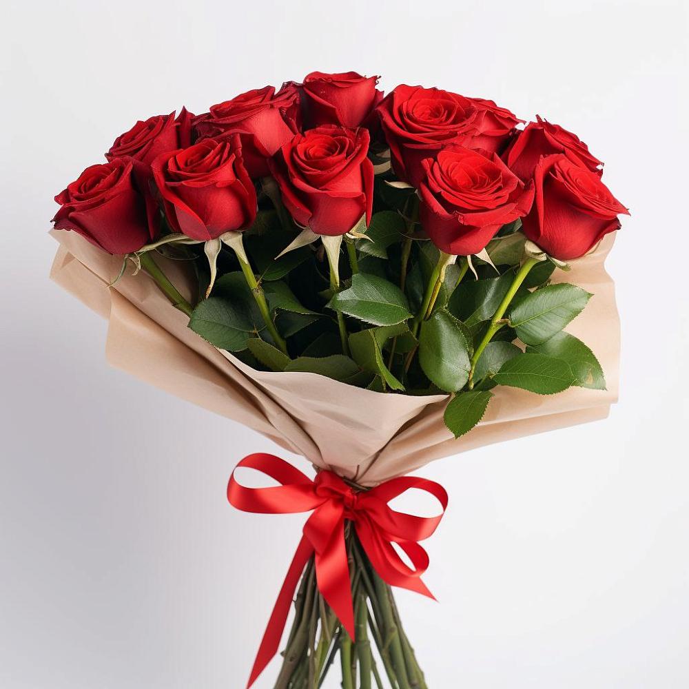 Букет 11 Красных роз Эдлесс Лав в Кшенский